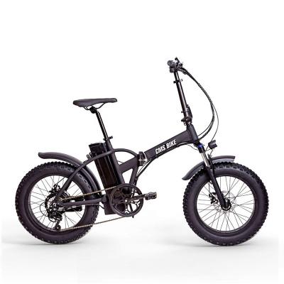 China City Folding Ebike OEM 48V 500W 750W 20Inch Dirt Electric Mountain Bike Mountain Fat Flat Tire All Terrain Chopper Electric Bike for sale