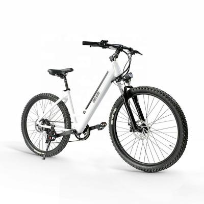 China Electric mountain bike factory wholesale 27.5Inch 500 watt 6 speed sport lady electric bicycle motorcycle endurable electric mountain bike for sale