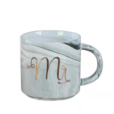 China Various Good Quality Sustainable Customized Natural Stone Marbled Cup Coffee Mugs for sale