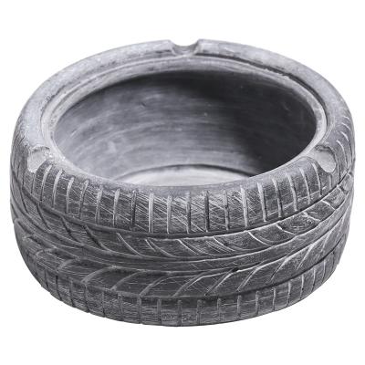 China High Quality Resin Custom Creative Resin Tire Ashtray Ornaments Widely Used for sale