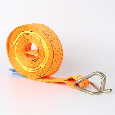 China 100%high tenacity polyester 5ton outdoor elastic tool stretch high quality emergency towing rope for car boat for sale