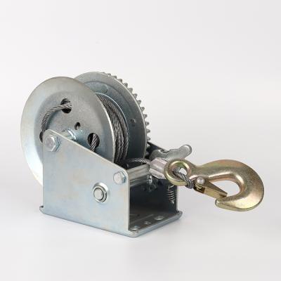 China Hot Selling AUTOMATIC Mechanical Manual Hand Bracing Winch 1800 Pounds for sale