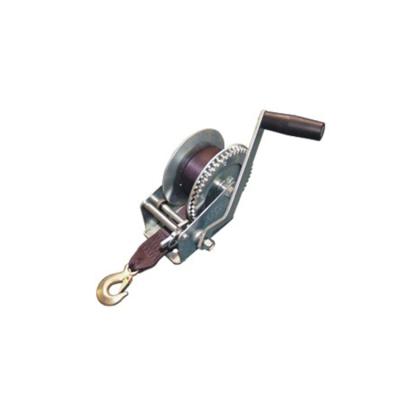 China AUTOMOBILE 2500 Pound Cable Hand Winch Boat-Truck-Car-Trailer-ATV Tripod Winch No Strap for sale