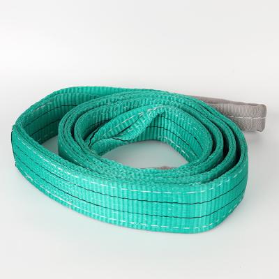 China 100% Polyester High Tenacity 100% Polyester Round Sling With 3 Ton 5 Meter Lifting Slings for sale