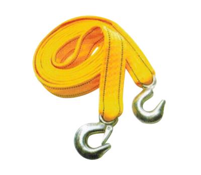 China hot sale cheap 4m-12m 100%high tenacity polyester tow rope strap with hook for car for sale