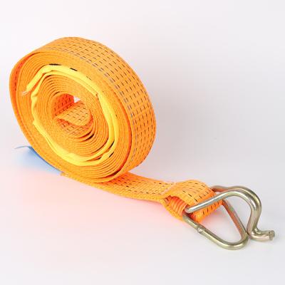 China Polyester 10ton Marine Boat Trailer Towing Strap With Hook Replacement For Boats Trailer for sale