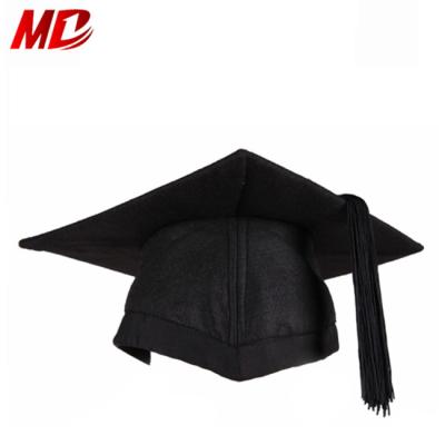 China Academic Custom Graduation Float UK Academic Black Float Caps for sale