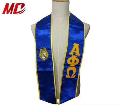 China Simple Adult Sash Stoles Custom Design Graduation Application Sash For College Graduation for sale