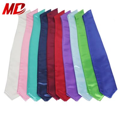 China Plain Colored School Graduation Satin Stoles for sale