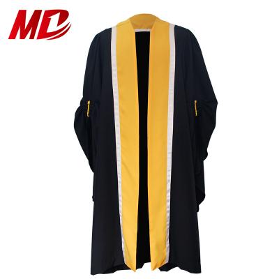 China New England School Customs College Uniform Graduation Doctoral Hats And Gowns for sale