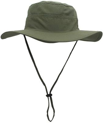 China breathable & Waterproof Wide Brim Sun Hat Mesh Bucket Hat Lightweight Bonnie Hat Perfect For Outdoor Activities for sale