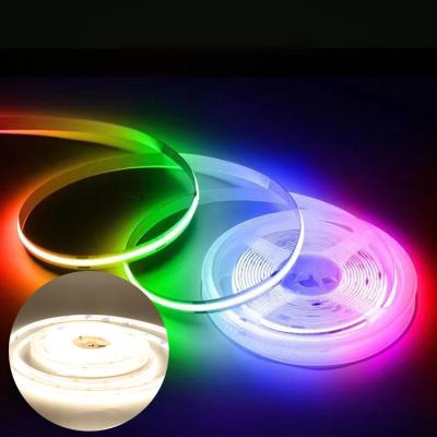 China Customizable High CRI 10W/M Cuttable Light Neutral Warm White Flexible Household 256 Chips LED Strip Light for sale