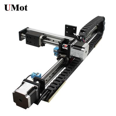 China 50-1000mm Travel Two Way Cross Slide Linear Guide Rails For CNC Laser Cutting Machine for sale