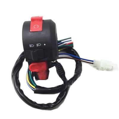 China HDMP ATV Motorcycle 4 Function 110-250CC PLASTIC Kill Switch Electric Start The Distance Light And Horn Spare Parts for sale