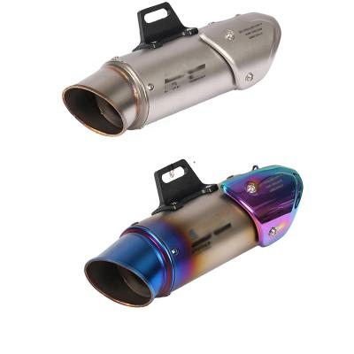 China Universal Stainless Steel 51mm 60mm Motorcycle SC Z1 R6 R15 R3 ZX6R ZX10 Z900 1000 CBR1000 GSXR100 Muffler Exhaust Pipe Motorcycle Escape Muffler for sale