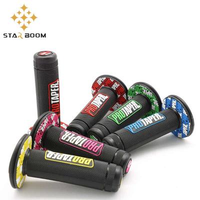 China High Quality Dirt Pit Bike Motocross Protaper HDMP Grip ABS Plastic+TPE Grip Pro Motorcycle Rubber Taper Grip 7/8