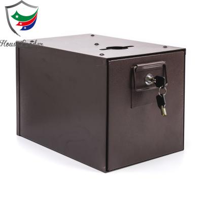 China Smooth Surface Standard Poker Table Metal Drop Box for sale