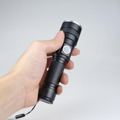 China High Brightness Camping XHP P50 Most Powerful Led Flashlight Focus XHP Tactical Rechargeable Hunting Torch for sale