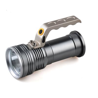 China Cold White Lightweight Aluminum Alloy 10W XML-T6 LED Flashlight Heavy Duty Rechargeable Emergency Flashlight for sale