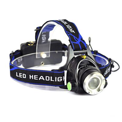 China Rechargeable Camping 18650 Battery Zoom 10 Watt LED Aluminum Headlamp LED For Camping for sale