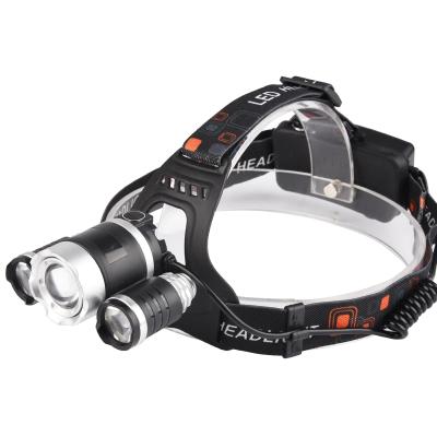 China T6 LED Zoom Headlamp Camping Torch 800Lm USB Rechargeable 18650 Batteries Headlight for sale