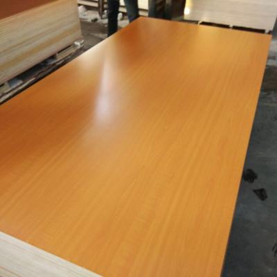 China Modern E0 E1 Poplar Melamine Solid Color Wood Grain Melamine Plywood for sale