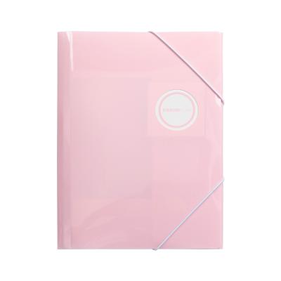 China PP File Poly Portfolio Envelope Folder Document Folder With Expandable Elastic Rope Closure Plastic Folders for sale