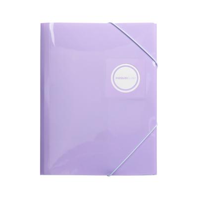 China PP Document File Folder Portfolio Envelope Poly Folder With Expandable Cord Elastic Closure Plastic Folders for sale