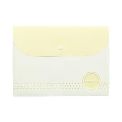 China PP A4 Size US Letter Pocket Wallets Document Folders Plastic Poly Envelopes Folder Envelopes With Label for sale