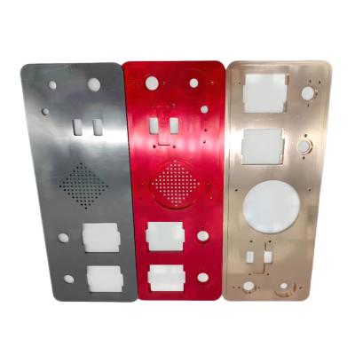 China AL Aluminum Parts Precision Cnc Machining Aluminum Audio Panel For Power Amplifier for sale