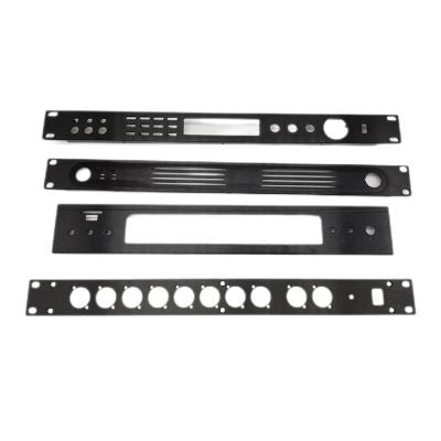 China AL High Quality Aluminum Cnc Process Audio Front Panel Precision Part Cnc Machining Aluminum for sale