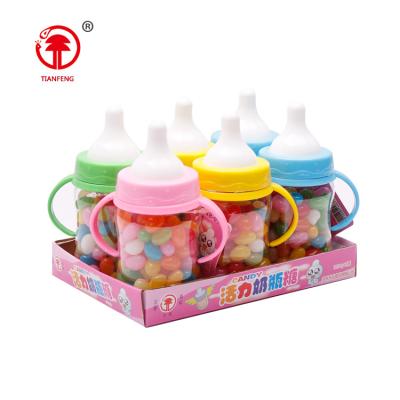 China Normal candy 130g bottle jelly bean jelly bean bottle mlik candy nipple candy bottle nipple candy for sale