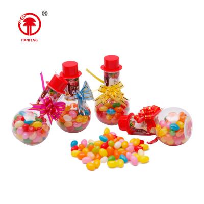 China 80 grams normal champagne kosher confectionery good quality jelly candy candy halal soft jelly bean jelly bean for sale