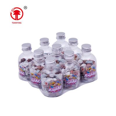 China High Quality Natural Stone Flavor Chocolate Milk Candy Stone Fruit Soft Chewy Candy for sale