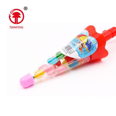 China New Product Natural Hot Umbrella Candy And Candy Shapes Colorful Jelly Beans Toy Candy For Sale For Kids for sale