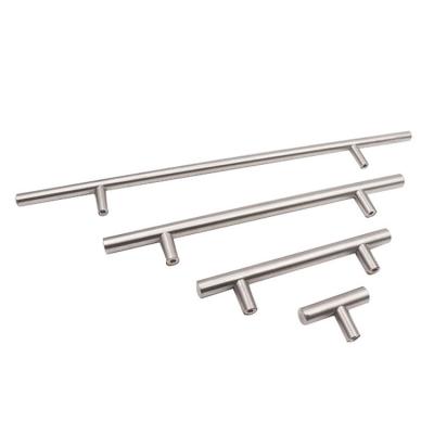 China Modern Best Sellers Stainless Steel Kitchen Drawer Pulls T Bar Pulls Cabinet Handles for sale