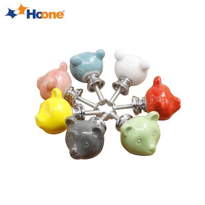 China Wholesale Animal Knob Custom Pig Wardrobe Closet Knobs Animal Drawer Handles Animal Child for sale