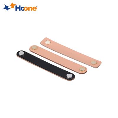 China 2020 Modern Leather Handle European Style Wardrobe Door Handle Soft Leather Handle for sale