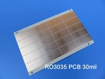 Chine Carte PCB à haute fréquence de la carte électronique de Rogers RO3035 2-Layer Rogers 3035 30mil 0.762mm avec DK3.5 DF 0,0015 à vendre