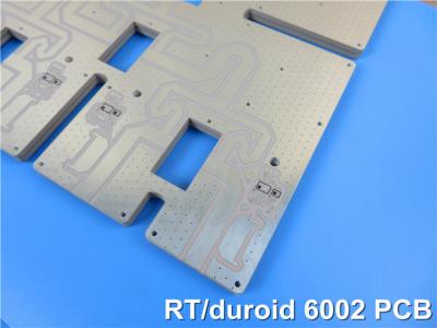 Chine Carte PCB à haute fréquence 10mil épaisse, 20mil épais, 30mil épais, 60mil épais, 120mil de la carte PCB RT/duroid 6002 de Rogers 6002 épais à vendre