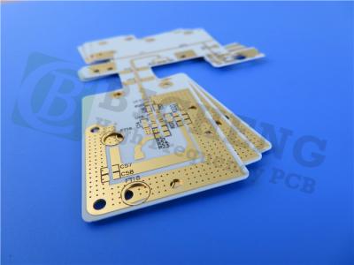 China RO4830 PCB de alta frecuencia construido sobre 9.4 milímetros 0.239 milímetros de sustratos con cobre de doble cara y oro de inmersión en venta