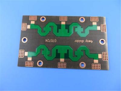 China F4BME265 PCB de alta frequência DK2.65 PTFE duplo lado com OSP e máscara verde à venda