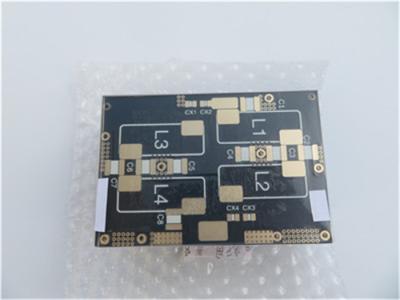 China F4BTM320 PCB de alta frequência 2 oz Substrato de cobre de 1,27 mm com ouro de imersão à venda