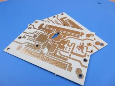 China Hybride PCB mengde Materiële die PWB op 10 mil RO4350B+FR4 wordt voortgebouwd met Blinden via Te koop