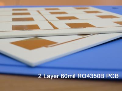 中国 高周波PCBロジャース60mil 1.524mm RO4350B PCB倍によって味方されるRFのサーキット ボード パッチのアンテナPCB 販売のため