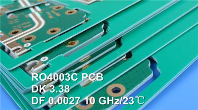 China Mikrowelle Rogers 4003 20mil 0.508mm PWB-Doppeltes mit Seiten versehenes Rf-PWB PWB-RO4003C Hochfrequenz- zu verkaufen