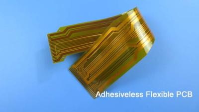 China Circuito impresso flexível FPC de Adhesiveless construído no Polyimide fino transparente de Glueless com o ouro chapeado seguindo à venda