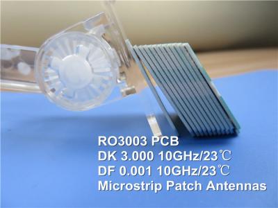 Chine Or de revêtement épais de l'immersion 10mil, 20mil, 30mil et 60mil à haute fréquence de carte PCB de la carte PCB RO3003 de Rogers 3003, l'argent et l'étain à vendre