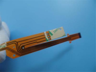 China Doppelseitiger flexibler Flex-PCBs weißer coverlay PCBs-Kabel Polyimide PCBs mit Immersions-Gold zu verkaufen