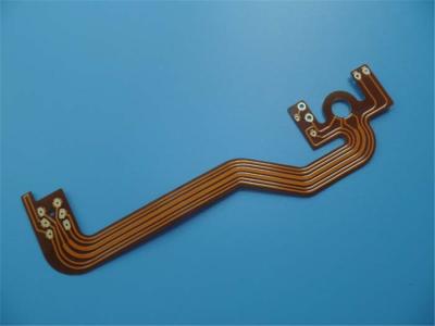 China Heavy Copper board 2 oz Double-sided flexible PCBs with 0.3mm thick Polyimide PCBs Immersion Glod for sale